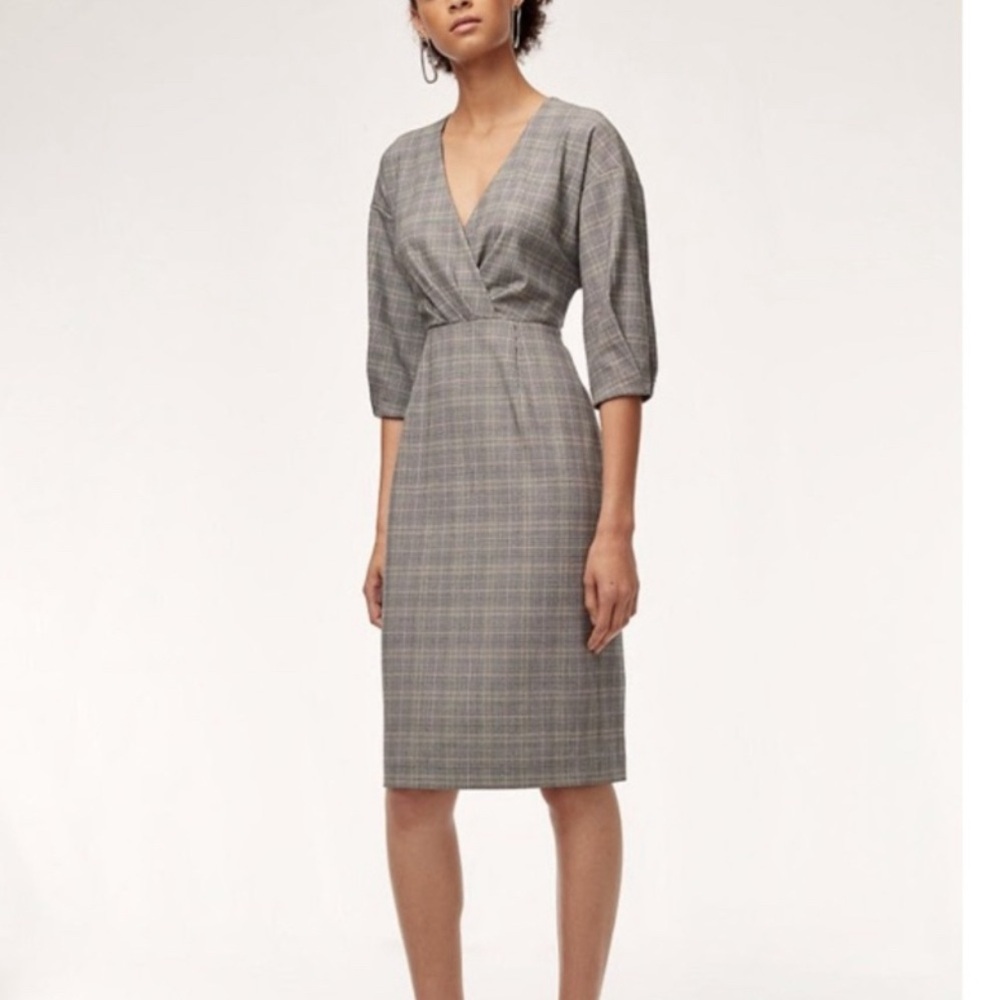Babaton Kurt Aritzia Plaid Dress - 8